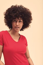 T-shirt femme col v Valueweight (61-398-0)