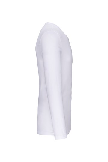 T-shirt col rond manches longues homme