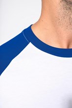 Baseball > t-shirt bicolore manches courtes
