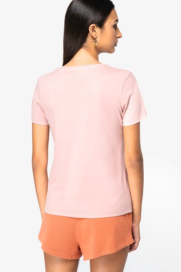T-shirt écoresponsable délavé femme