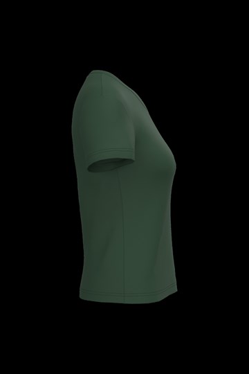 T-shirt col V manches courtes femme