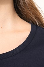 T-shirt Supima® col rond manches longues femme