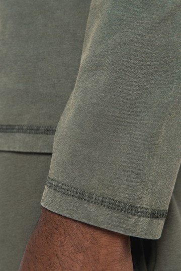 T-shirt écoresponsable raglan manches longues homme