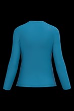 T-shirt col V manches longues femme