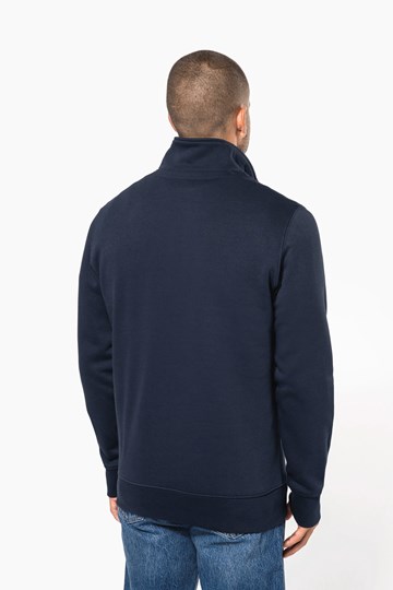 Sweat-shirt col zippé homme