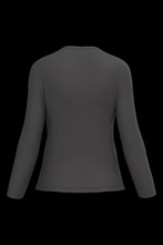 T-shirt col V manches longues femme