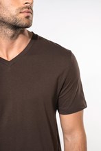 T-shirt col V manches courtes