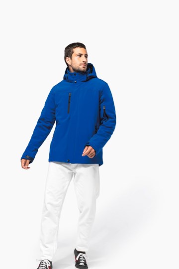 Parka softshell doublée capuche homme