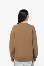 Sweat-shirt écoresponsable à col rond oversize unisexe