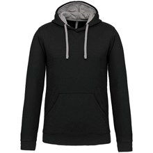 Sweat-shirt capuche contrastée homme