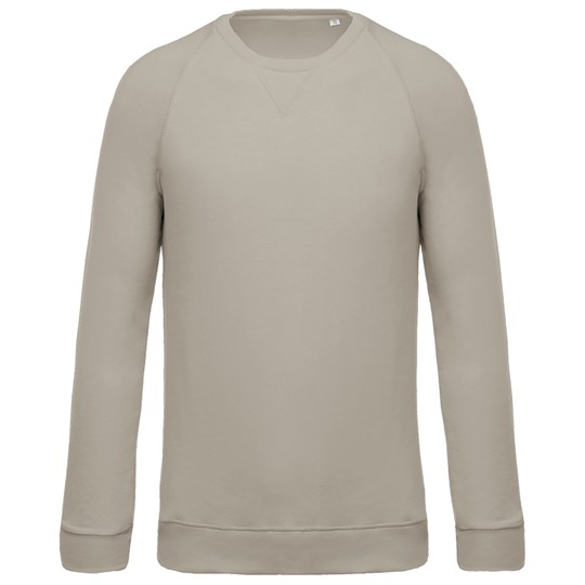 Sweat-shirt Bio col rond manches raglan homme