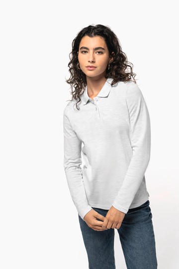 Polo manches longues femme