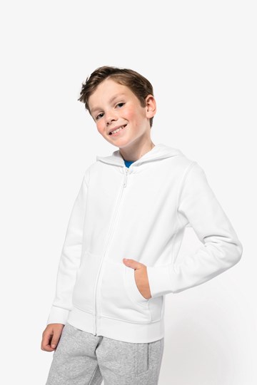 Sweat-shirt capuche zippé enfant