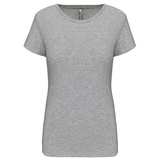 T-shirt col rond manches courtes femme
