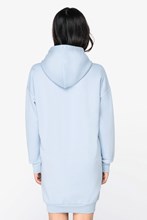Robe sweat-shirt écoresponsable à capuche femme