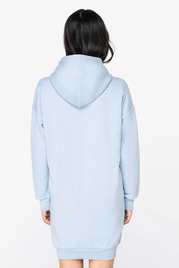 Robe sweat-shirt écoresponsable à capuche femme