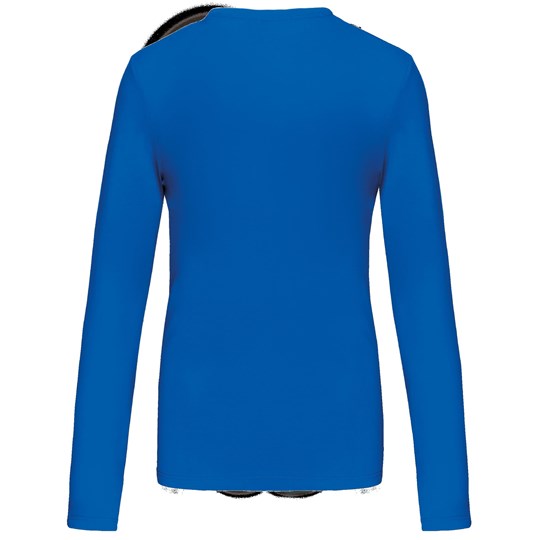 T-shirt col rond manches longues femme