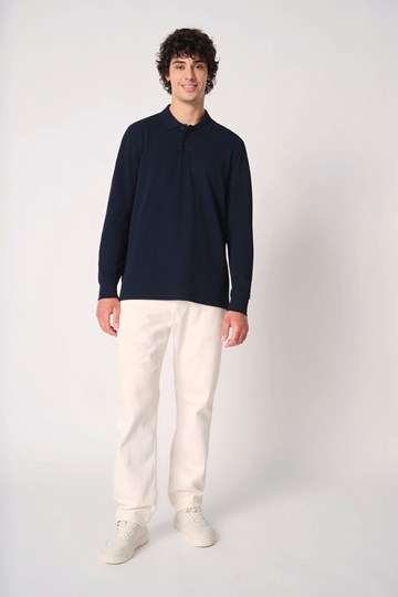 Polo piqué LSL homme