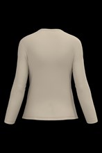 T-shirt col V manches longues femme