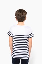 T-shirt marin col rond Bio enfant
