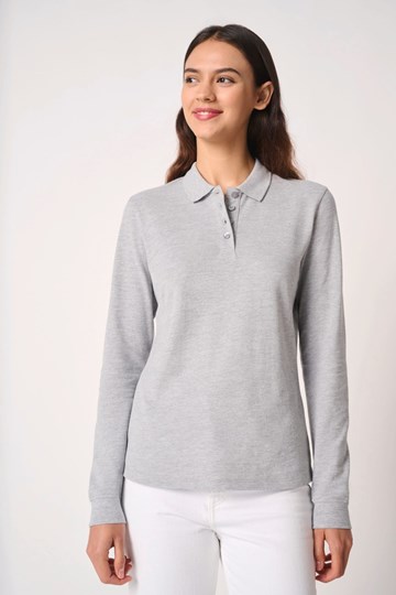 Polo piqué LSL femme