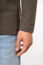 T-shirt col rond manches longues homme