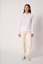 Polo piqué LSL femme