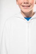 Sweat-shirt capuche zippé enfant