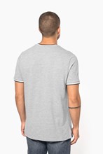 T-shirt maille piquée col V homme