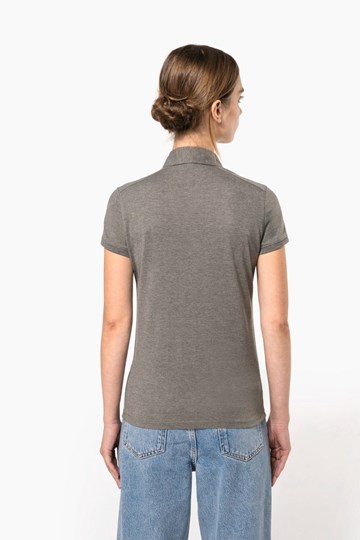 Polo jersey manches courtes femme