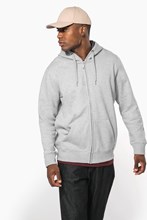 Sweat-shirt zippé capuche unisexe