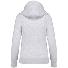 Sweat-shirt zippé capuche femme