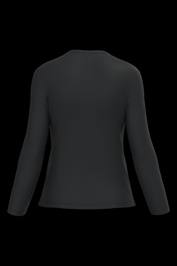 T-shirt col V manches longues femme