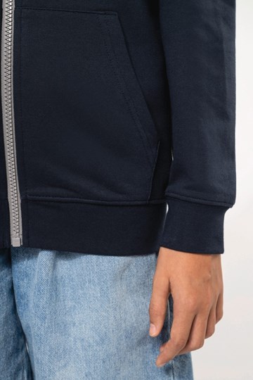 Sweat-shirt zippé capuche enfant
