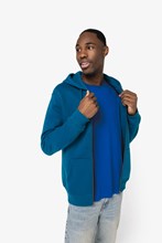 Sweat-shirt écoresponsable zippé à capuche unisexe