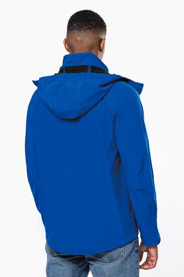 Veste softshell à capuche amovible homme