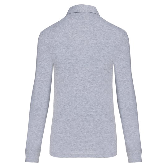 Polo jersey manches longues femme