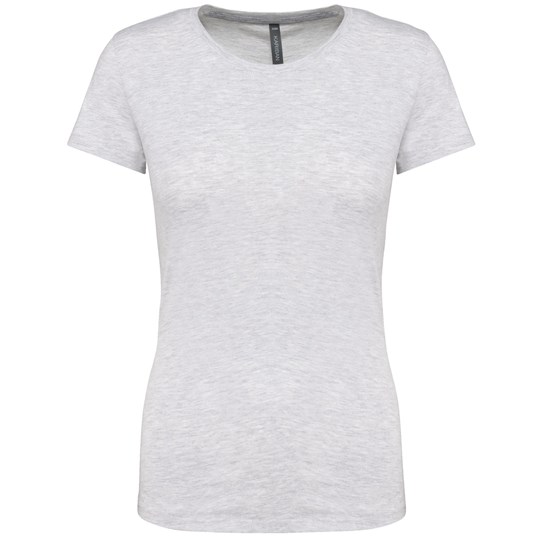 T-shirt col rond manches courtes femme