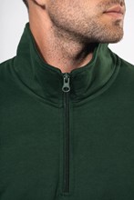 Sweat-shirt col zippé homme