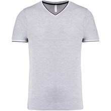 T-shirt maille piquée col V homme