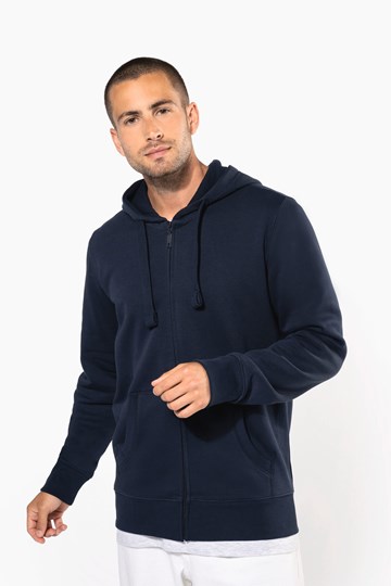 Sweat-shirt zippé capuche homme