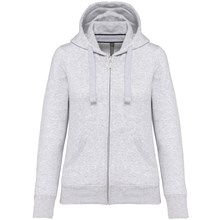 Sweat-shirt zippé capuche femme