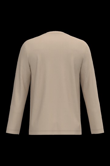 T-shirt col V manches longues homme