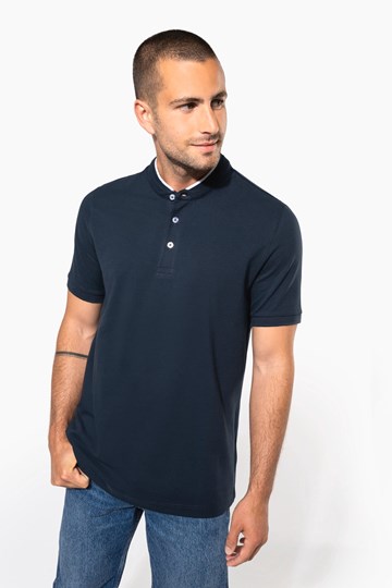Polo col mao manches courtes homme