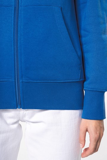 Sweat-shirt écoresponsable zippé à capuche femme