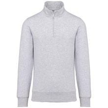 Sweat-shirt col zippé homme