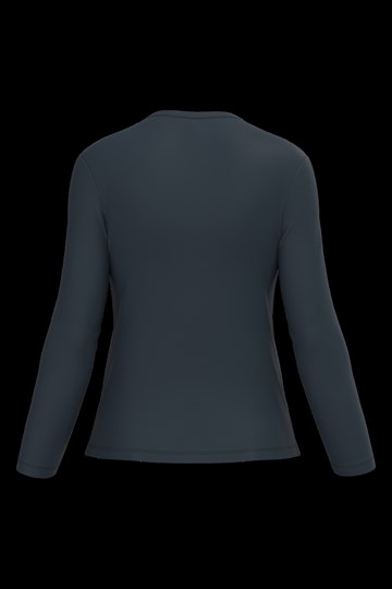 T-shirt col V manches longues femme