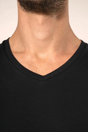 T-shirt Supima® col V manches courtes homme