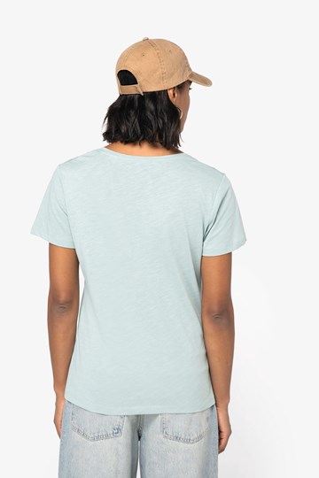 T-shirt écoresponsable slub femme