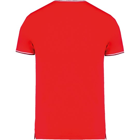 T-shirt maille piquée col V homme